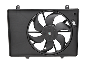Conjunto de ventilador de refrigeración de radiador J00-1308010 compatible con Chery QQ 2013 / J00 / EM10 | Hanbo® al por mayor
